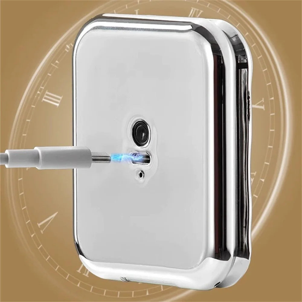Espejo de Maquillaje de bolsillo con Luz LED - Plegable, Portátil, Doble Cara, Ideal para Viaje y Escritorio